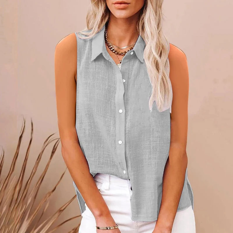 Chemise Ample Femme – Légère et Boutonnée