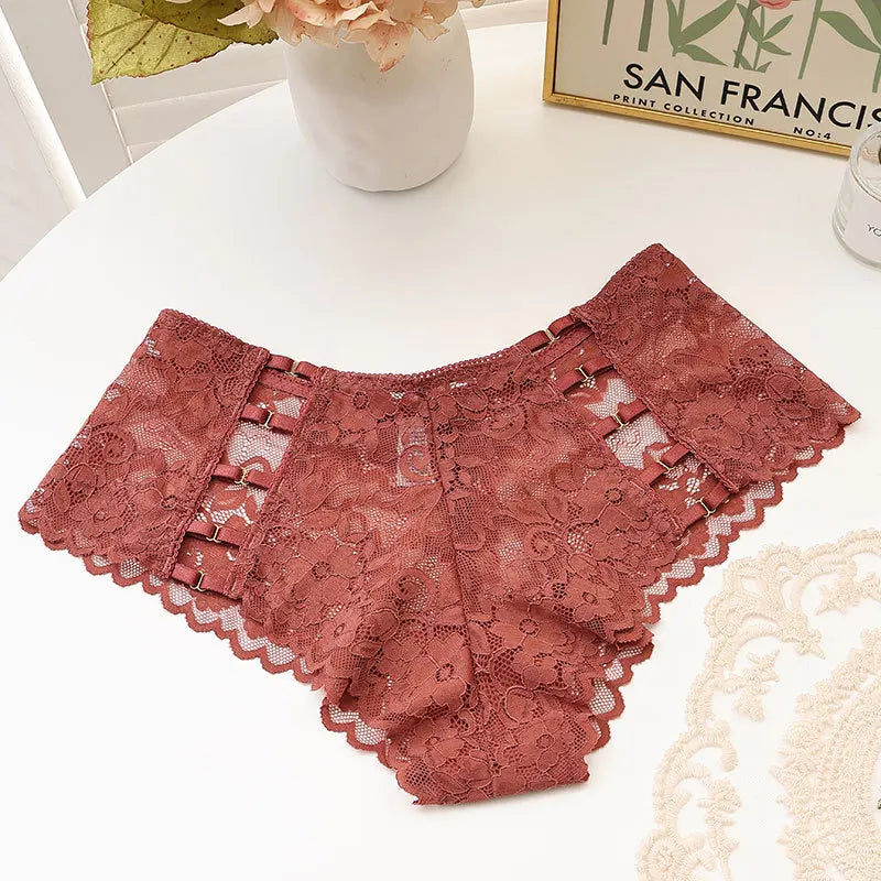 Culottes en dentelle respirante pour femmes