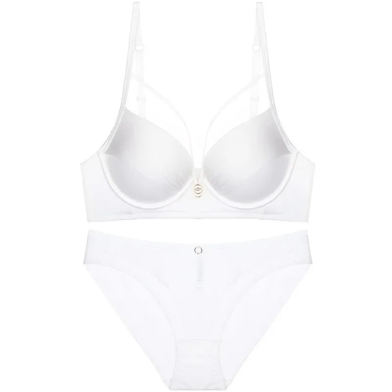 Ensemble de soutien-gorge creux et culotte pour femmes