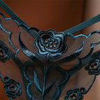 String taille basse transparent pour femmes