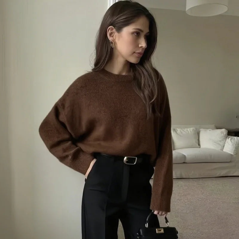 Pull ample et décontractée pour femmes