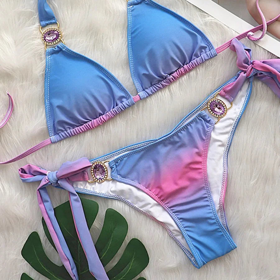 Maillot de bain deux pièces pour femmes