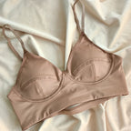 Soutien-gorge confortable sans fil sans couture pour femmes