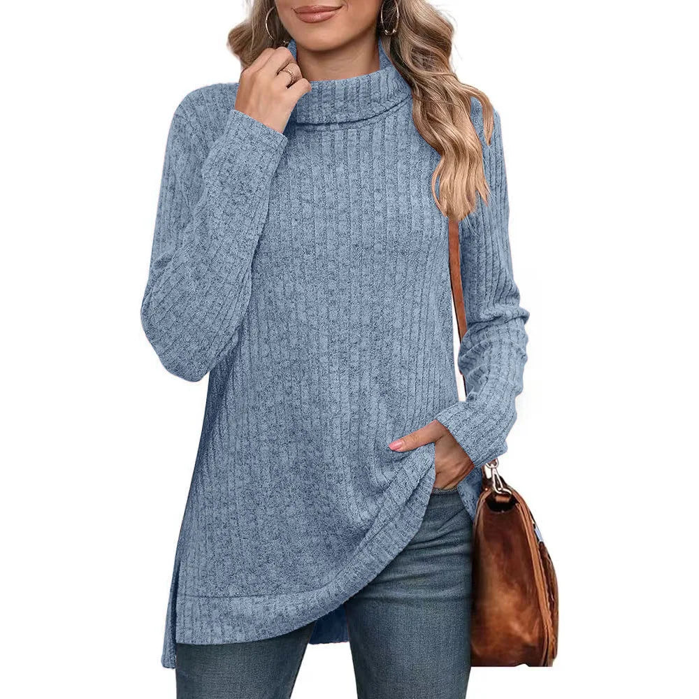 T-shirt à manches longues décontracté pour femmes