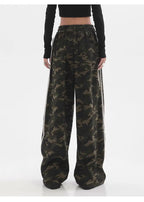 Pantalon de jogging rayé pour femmes