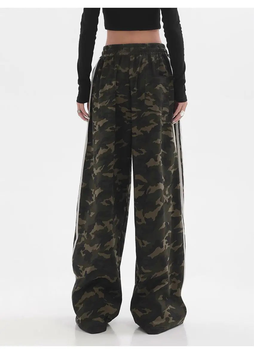 Pantalon de jogging rayé pour femmes