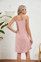 Robes courtes et cintrées unies pour femmes