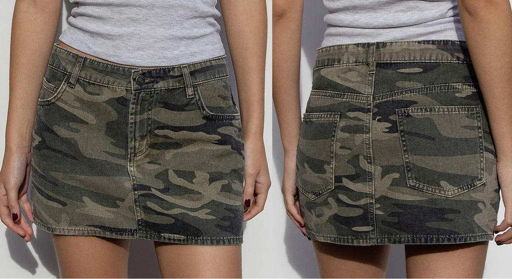 Jupes d'été vintage en jean pour femmes
