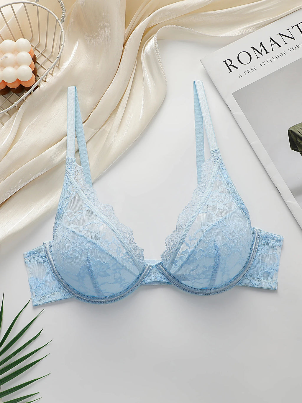 Soutien-gorge Push Up en dentelle pour femmes