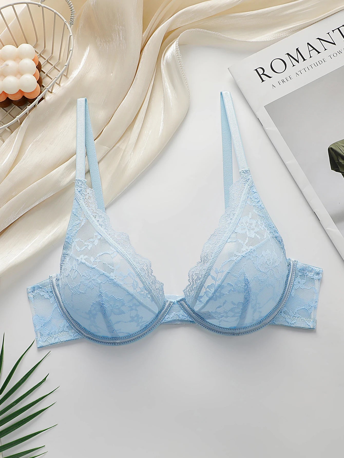 Soutien-gorge Push Up en dentelle pour femmes