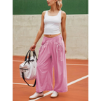 Pantalon à poches avec cordon de serrage pour femmes