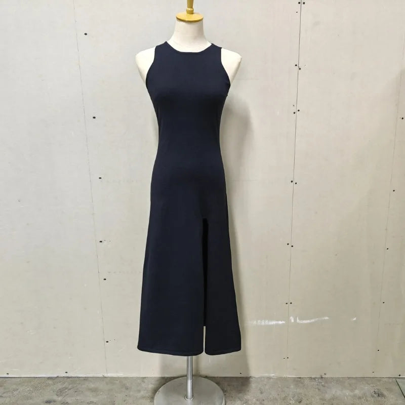 Robe maxi sexy en maille pour femmes