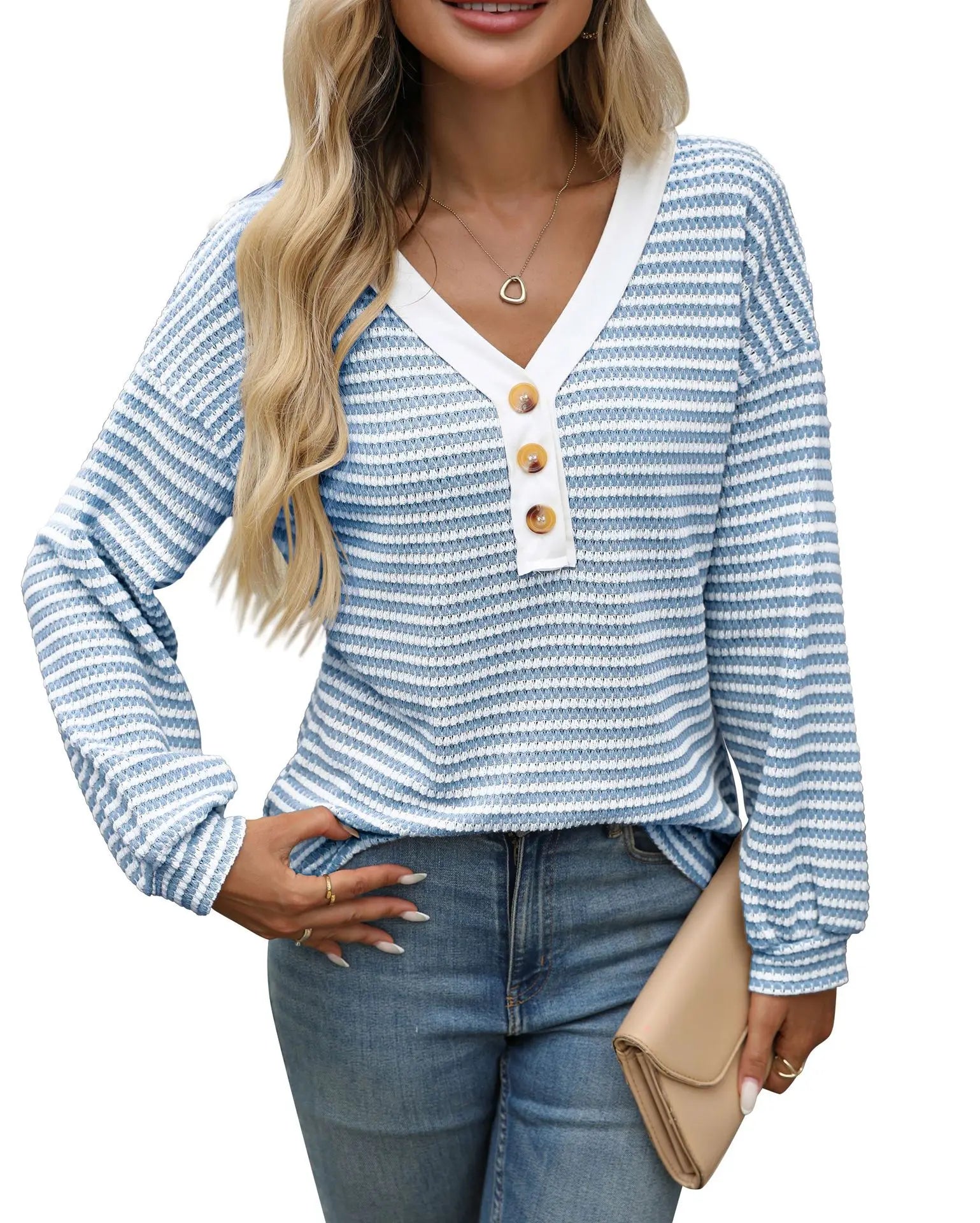 T-shirt décontracté à manches longues pour femmes