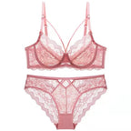 Ensemble de soutien-gorge Push Up Sexy en dentelle pour femmes