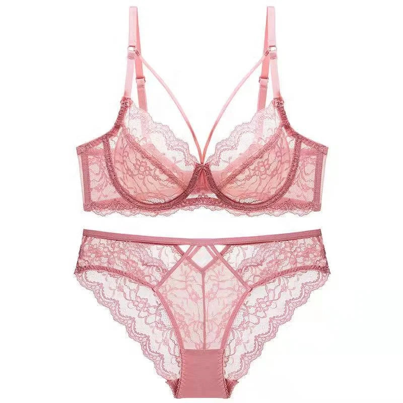 Ensemble de soutien-gorge Push Up Sexy en dentelle pour femmes