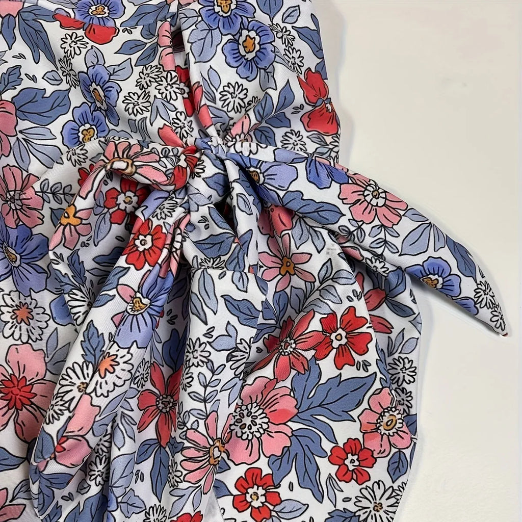 Maillot de bain une pièce tendance à lacets pour femmes
