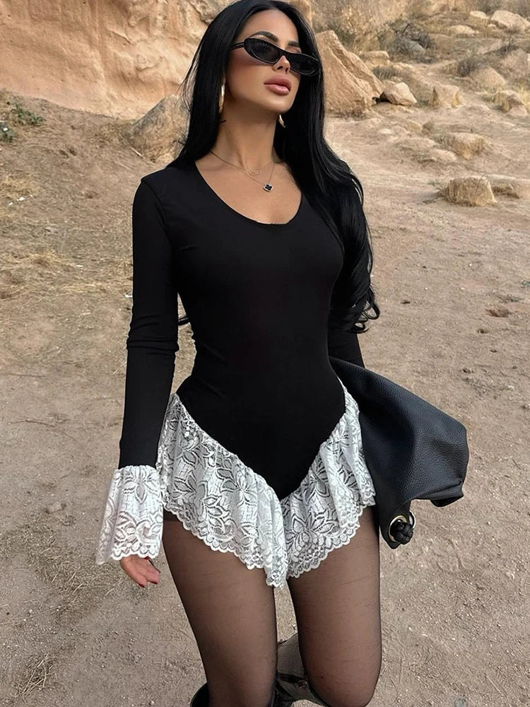 Body en dentelle pour femmes