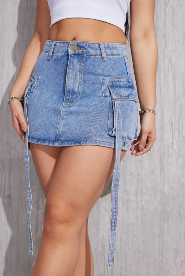 Mini-jupes en jean sexy pour femmes