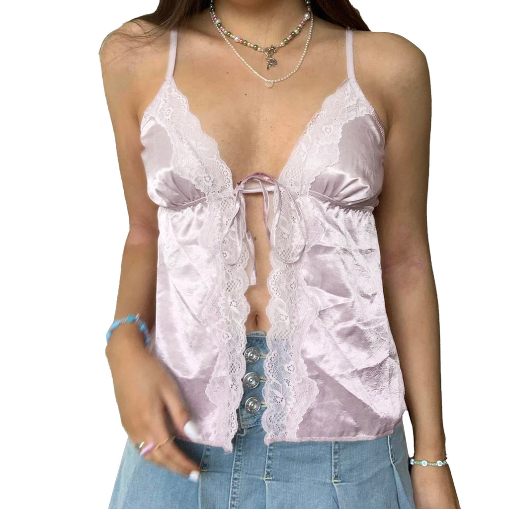 Débardeur dos nu, vintage, années 2000 pour femmes