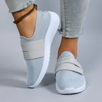 Chaussures plates d'été en maille respirante pour femmes