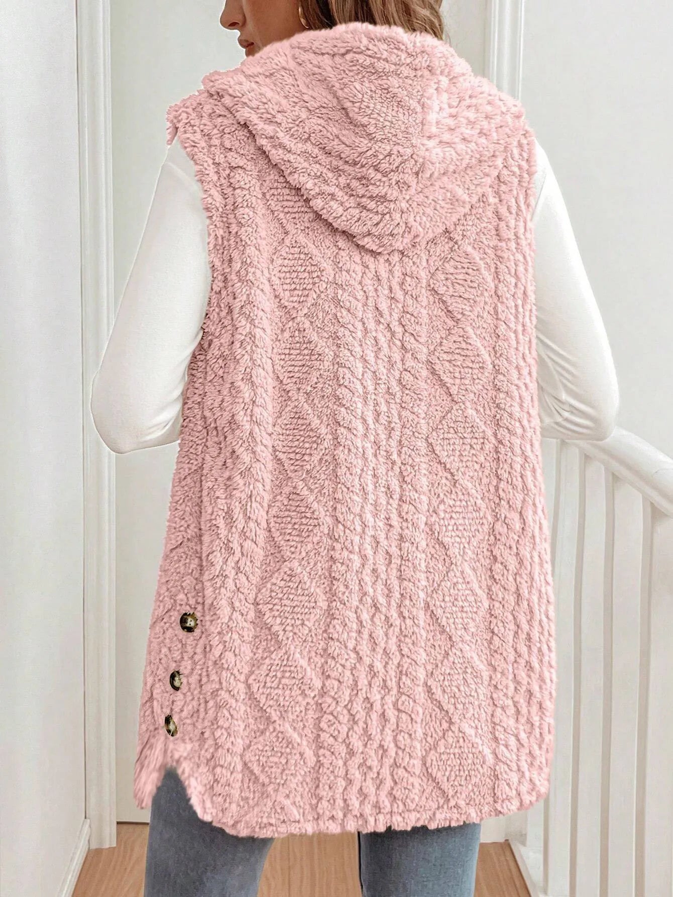 Gilet ample sans manches pour femmes