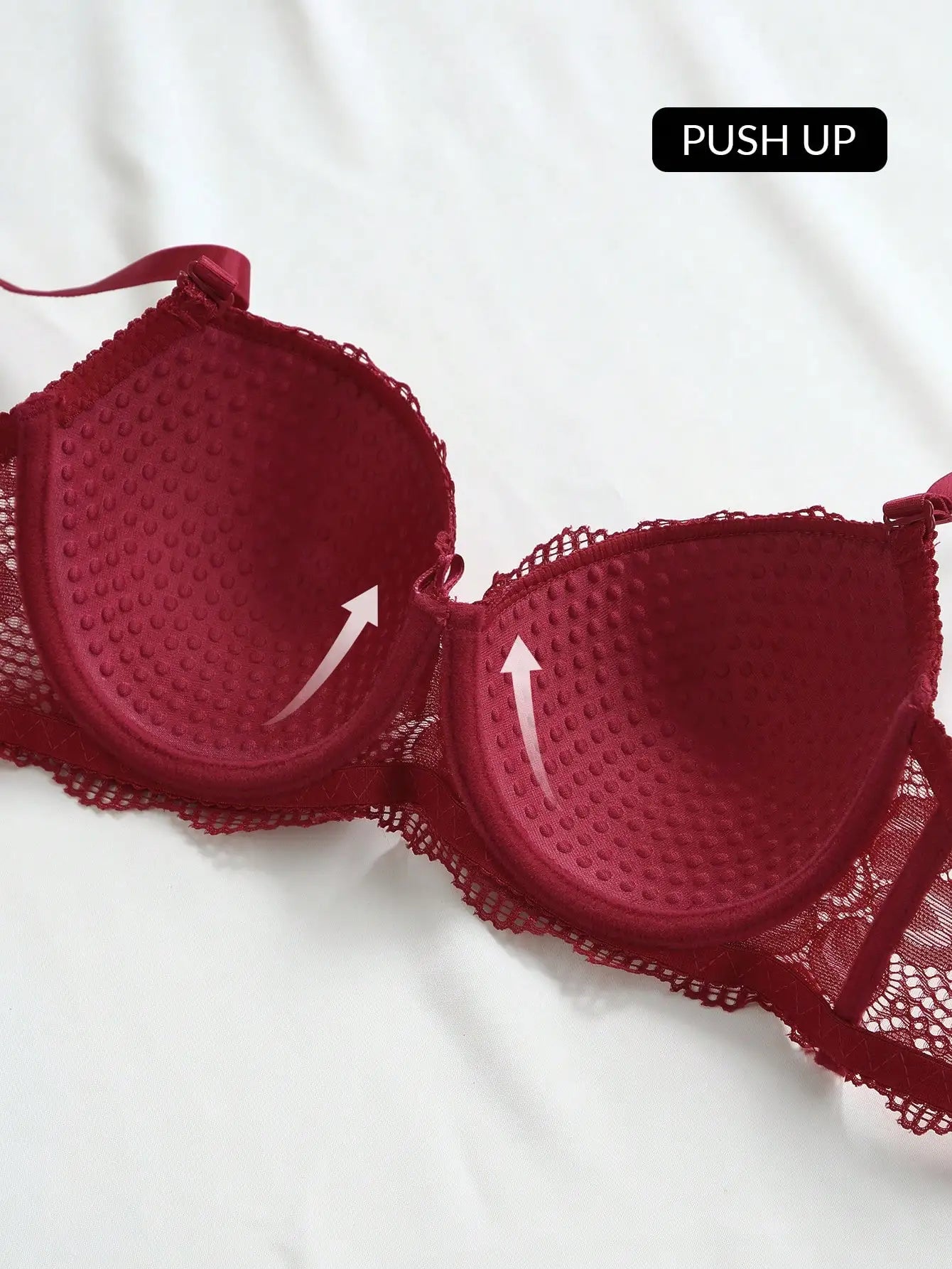 Ensemble deux pièces soutien-gorge et culottes transparente pour femmes
