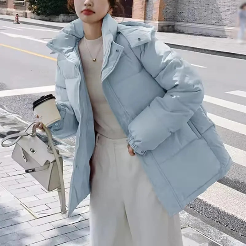 Manteau d'hiver chaude et décontractée pour femmes