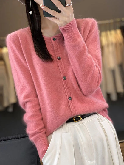 Cardigan Classique Femme – Cachemire de Vison