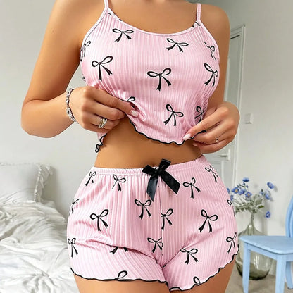 Pyjama 2 Pièces Femme – Coupe Décontractée