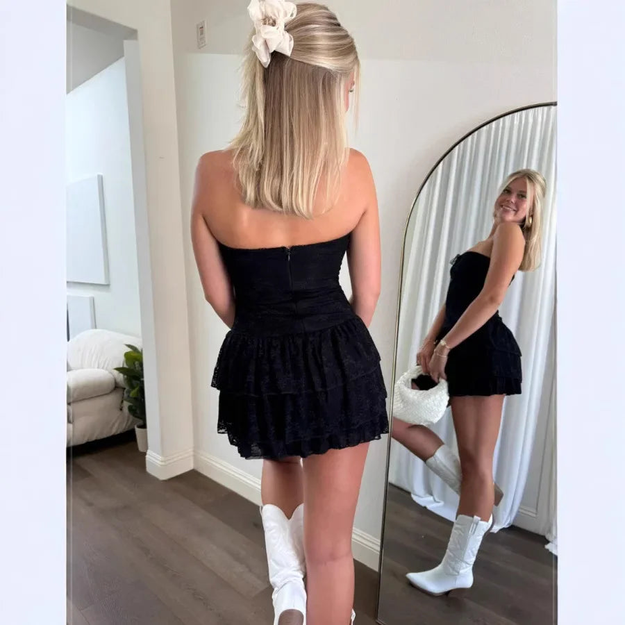 Robe courte moulante sans manches pour femmes