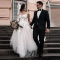 Robe de mariée longue en Tulle pour femmes