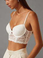 Soutien-gorge invisible sans dos en forme de U avec fonctions push-up et liftant pour femmes