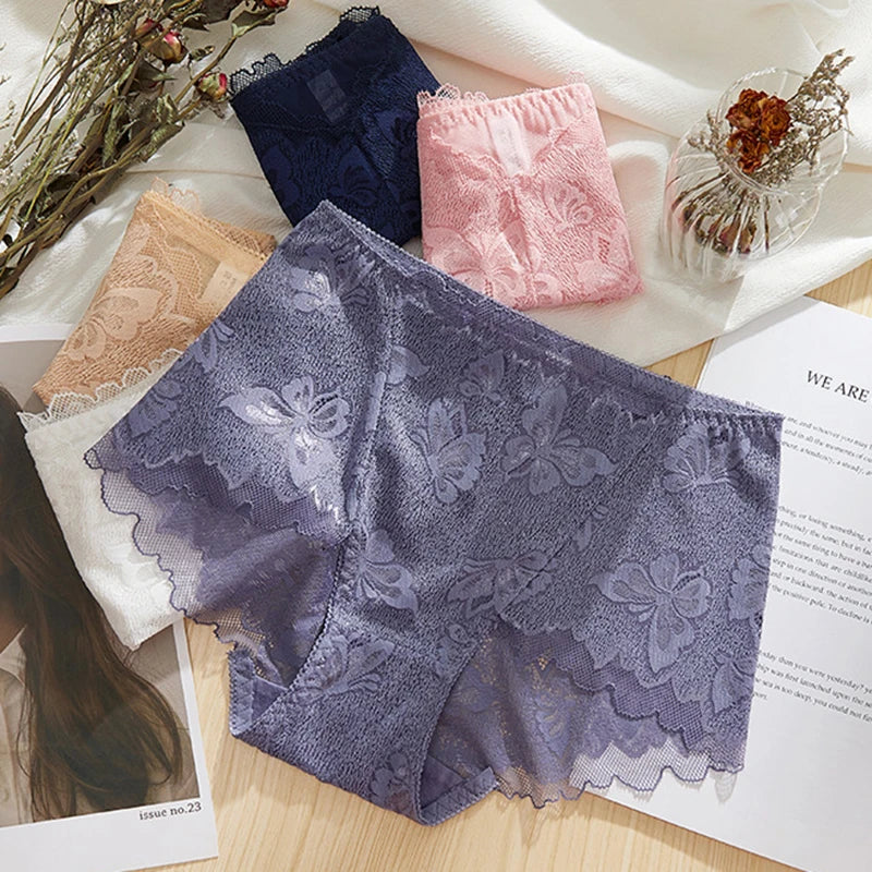 Culotte Sexy en coton et dentelle pour femmes