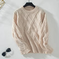 Pull à manches et col rond pour femmes