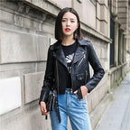 Blouson en similicuir PU femmes