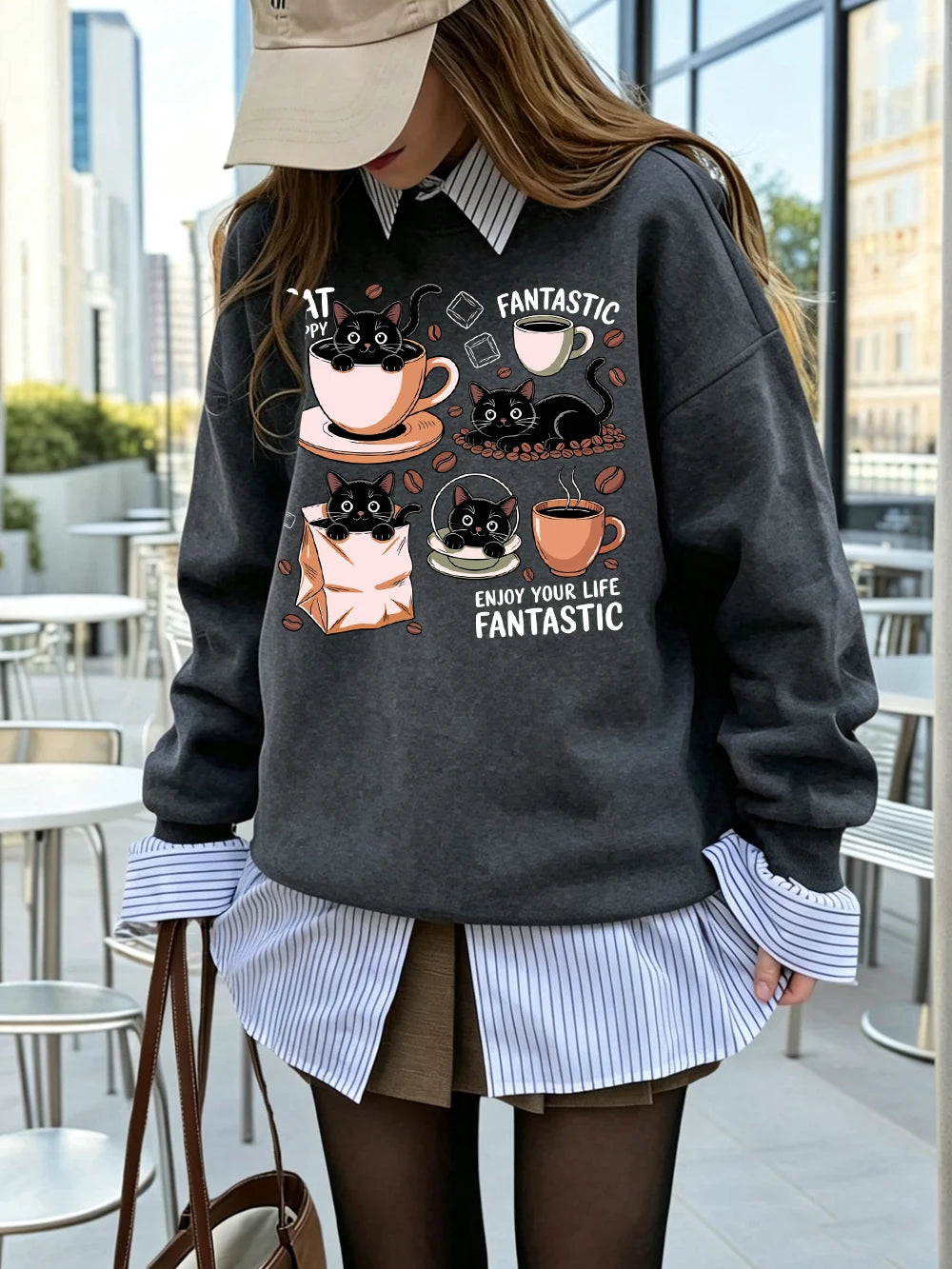 Sweat-shirt à capuche pour femmes
