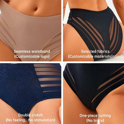 Slip Taille Basse Femme – Sans Couture et Effet Soie
