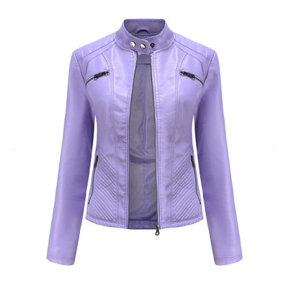 Veste Femme Effet Cuir – Style Moderne