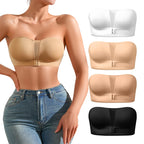 Soutien-gorge sans bretelles amovible rembourré pour femmes