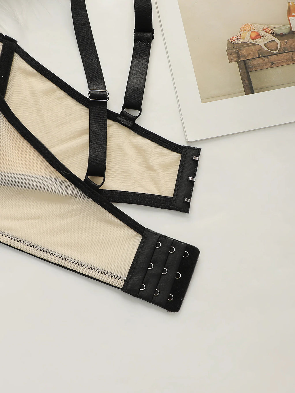 Soutien-gorge sexy en dentelle brodée pour femmes