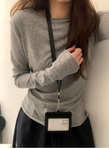 Chemisier Gris Femme – Coupe Décontractée et Effet Froissé