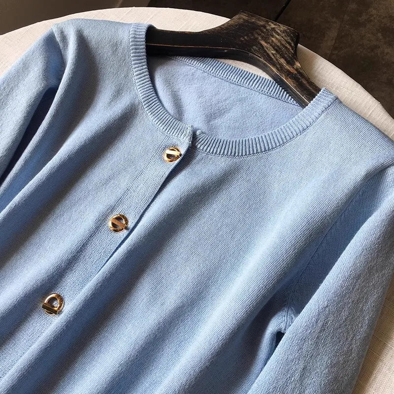 Cardigan en Maille Douce Femme – Style Chic Français