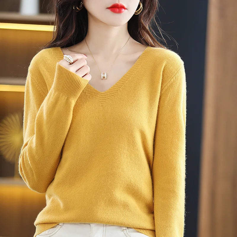 Pull à coupe ajustée pour femmes