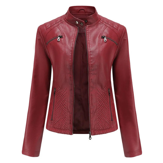 Veste Femme Effet Cuir – Style Moderne