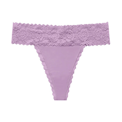 String en Dentelle Florale Femme