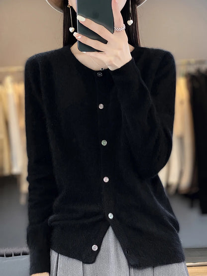 Cardigan Classique Femme – Cachemire de Vison