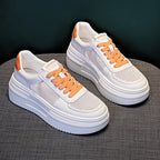 baskets en cuir véritable pour femmes,