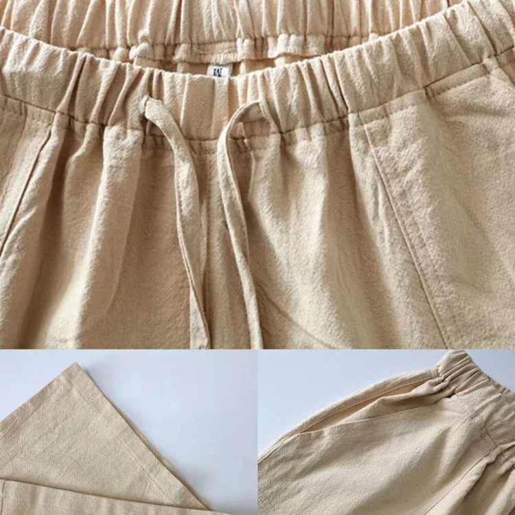 Pantalon d'été en coton pour femmes