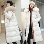 Parka en coton duveteux pour femmes