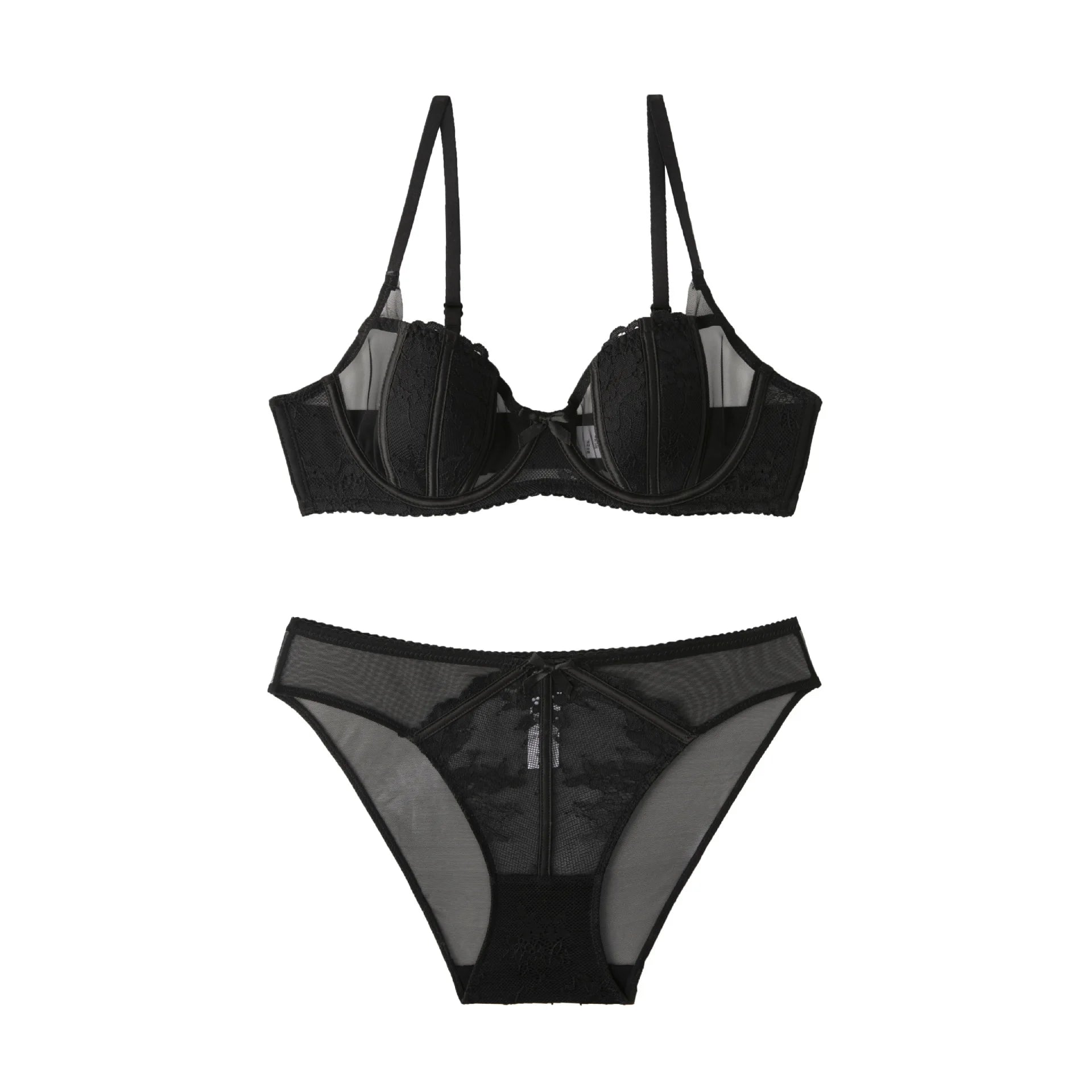 Ensemble de lingerie sexy en dentelle soutien-gorge et culotte pour femmes